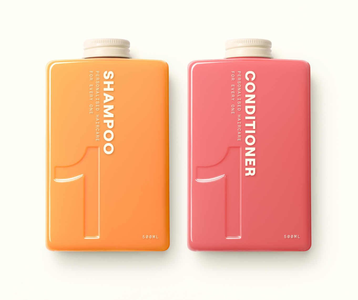 Personalised shampoo (500 mL) and conditioner (500 mL) | ONE LABS